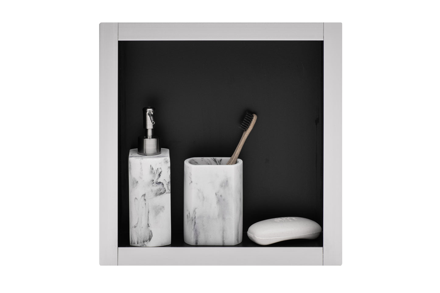 PN-1212 Matte Black/Satin Silver